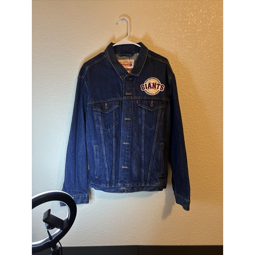 Levis x San Francisco Giants‎ Baseball SF MLB Trucker Jacket new without tags